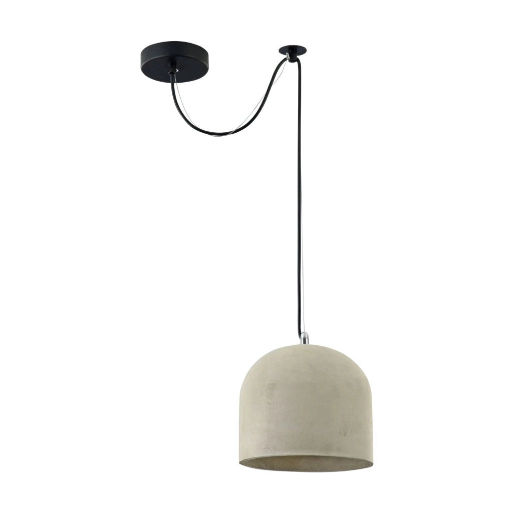 Lampada a sospensione loft Broni Maytoni cemento nero E27