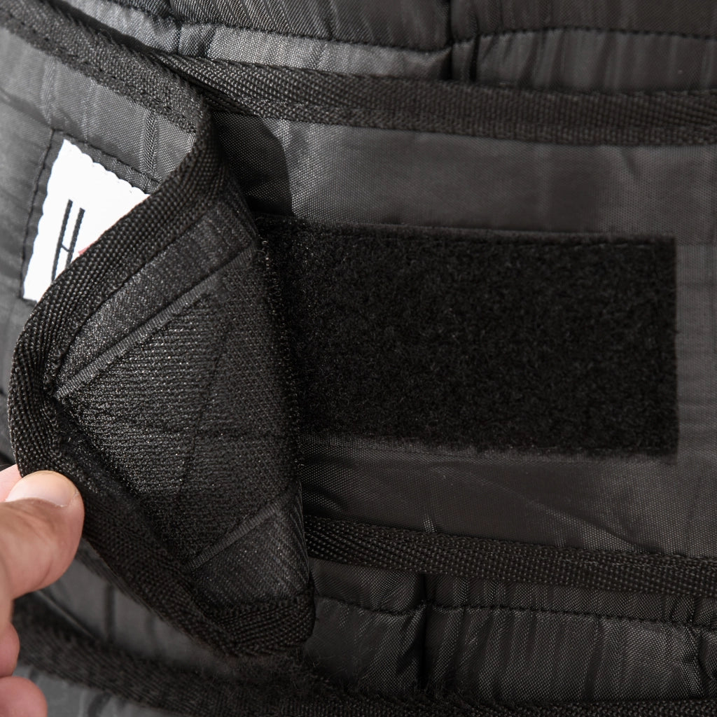 Giubbotto Zavorrato 30 kg ¨C Xylo ¨C Regolabile con 35 Sacchetti Oxford Metallo Nero 60x50 cm