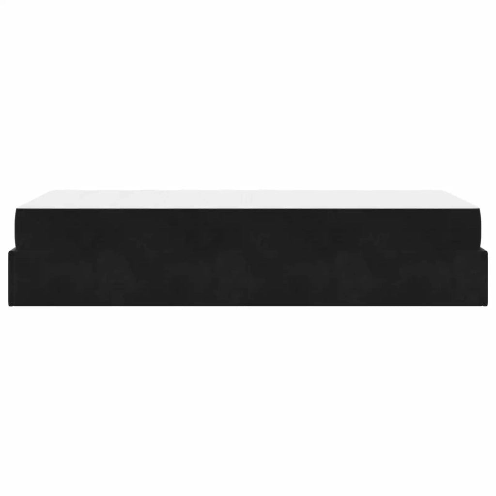 Struttura letto con materasso 2 pcs-Giroletto Nero Velluto 835864