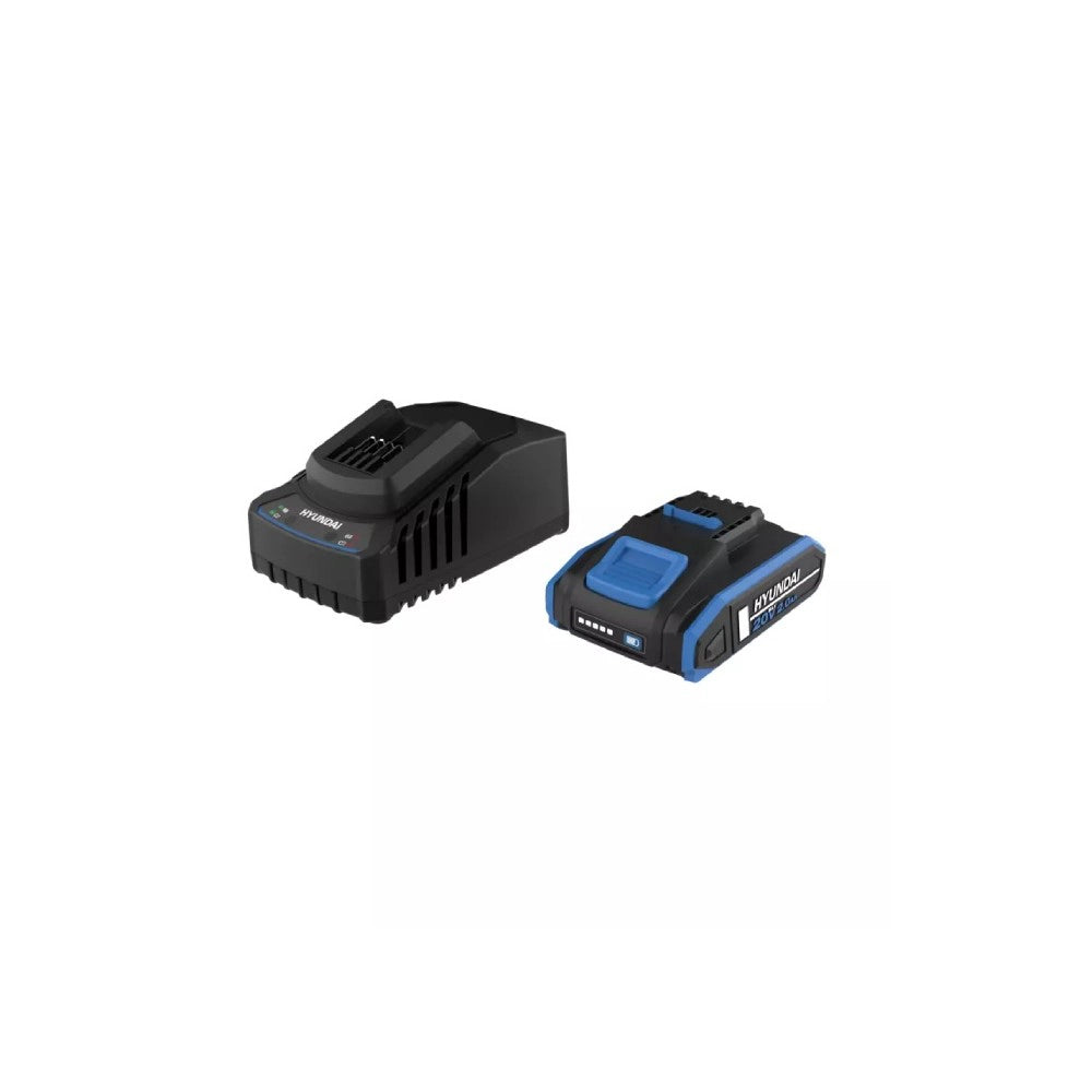 KIT SET BATTERIA CARICABATTERIE + BATTERIA 2.0Ah 20V BI20-2/C20-2 HYUNDAI