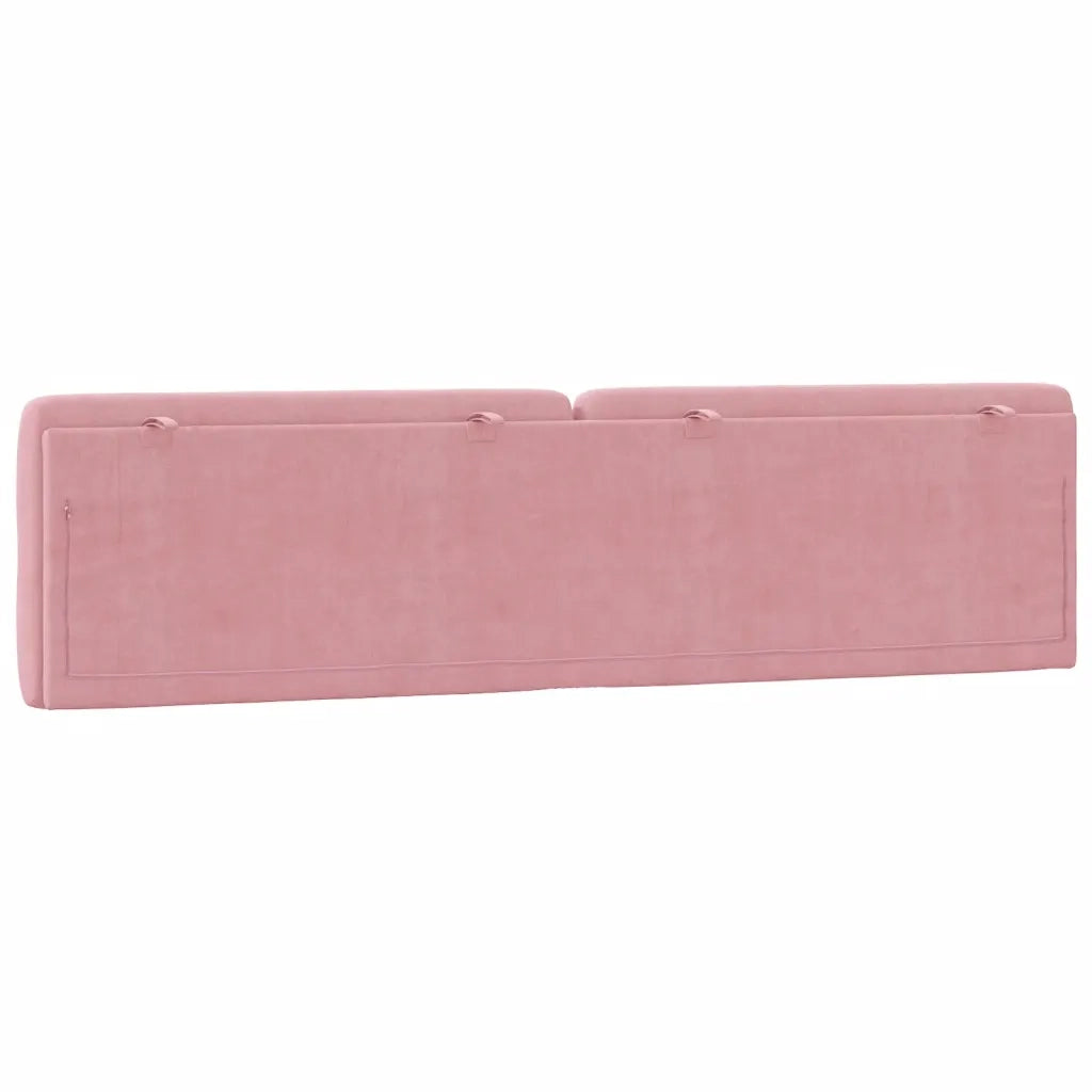 Cuscino Testiera-Cuscino per Testiera Rosa 200 cm in Velluto