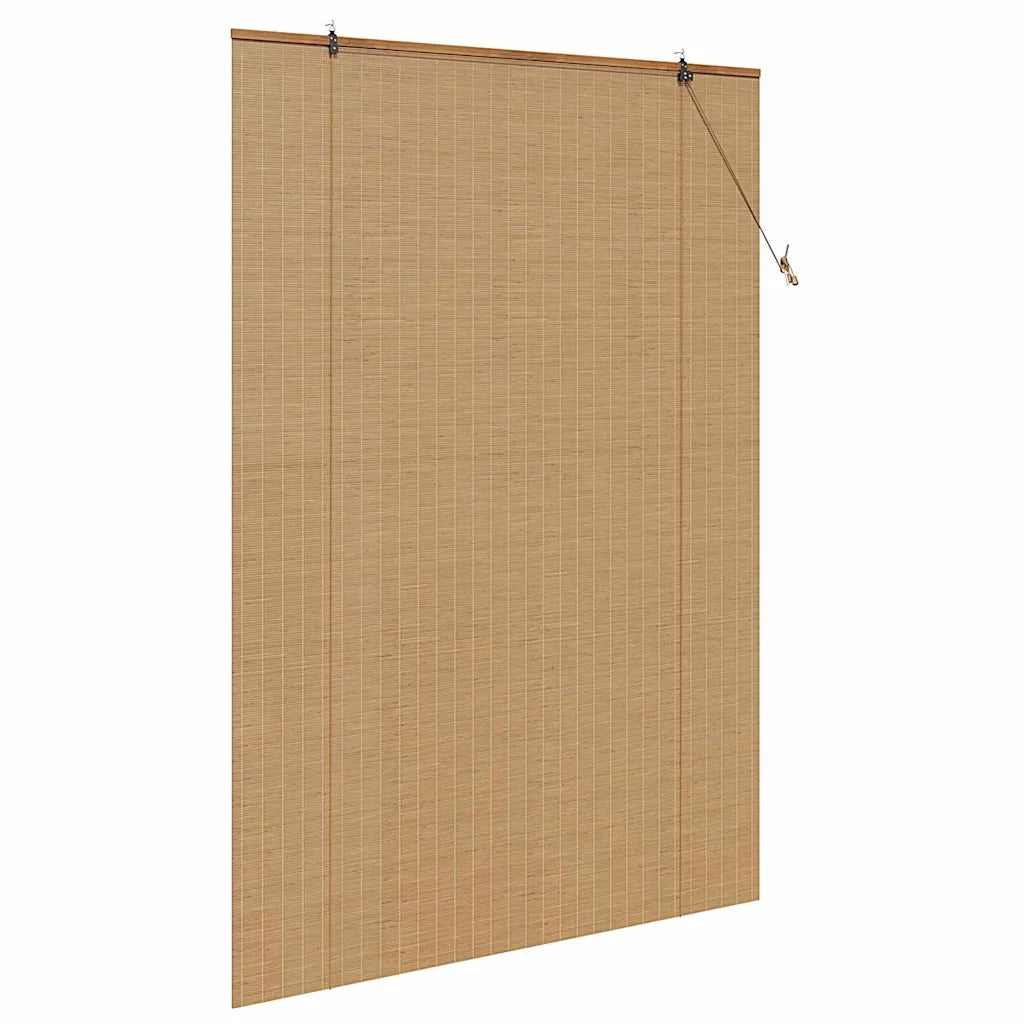 Tenda a rullo con tende Marrone 140 x 220 cm Bambù 42006859