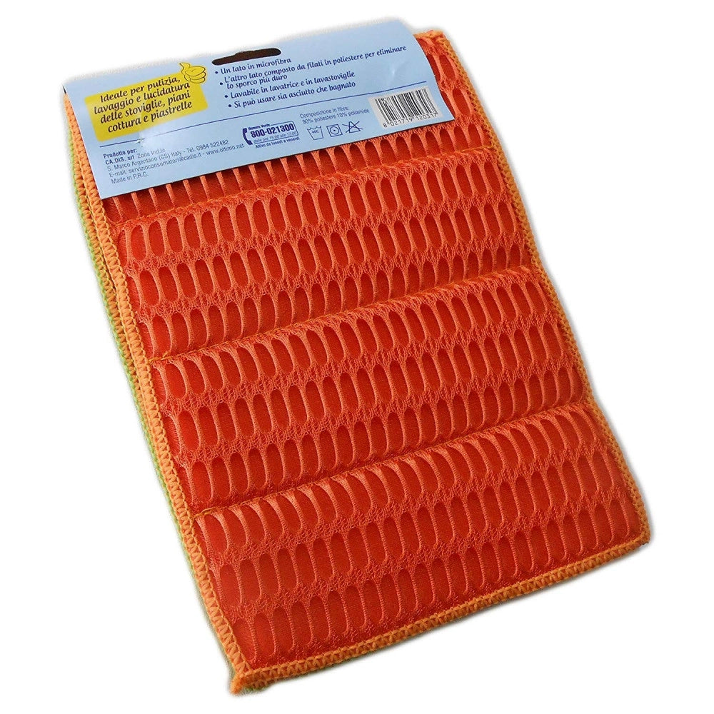 Panno spugna in microfibra da 22x17cm set da 2pz