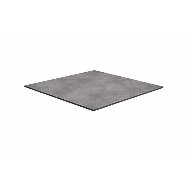 Top Tavolo Hpl Grigio Cemento Quadro Cm 69x69x1