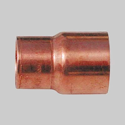 MANICOTTO RAME RIDOTTO A SALDARE MASCHIO/FEMMINA  28 x 22     MADE IN ITALY