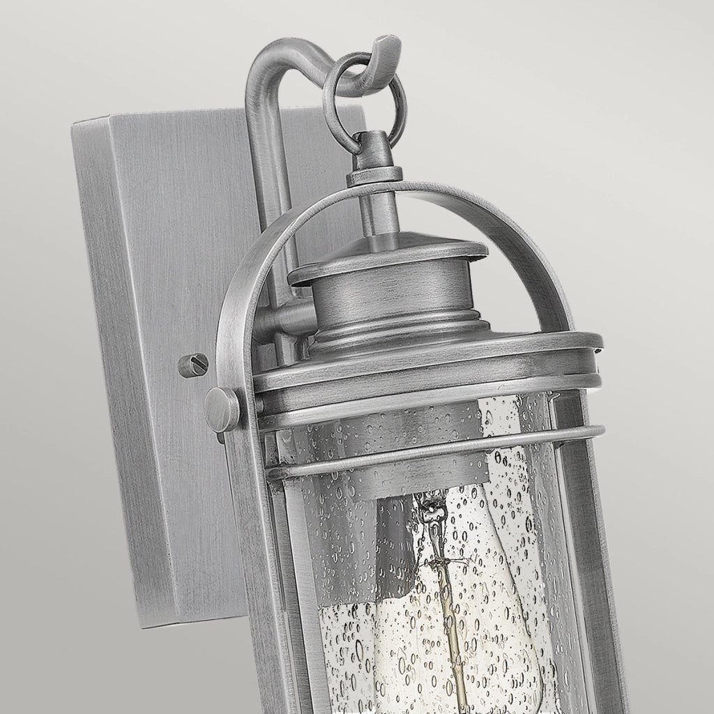 Applique esterna piccola alluminio E27 60W Booker Quintiesse