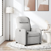 Poltrona Reclinabile in Tessuto Grigio Nuvola 4015531