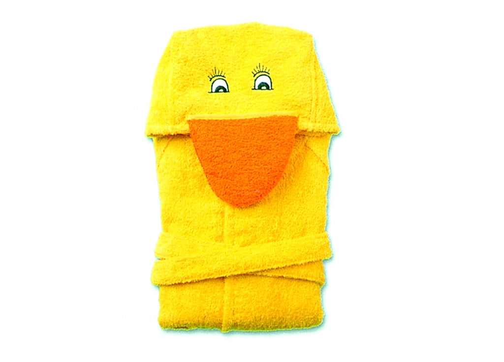 Accappatoio Per Bambini Con Cappuccio Modello Papera - 5-6anni - Papera