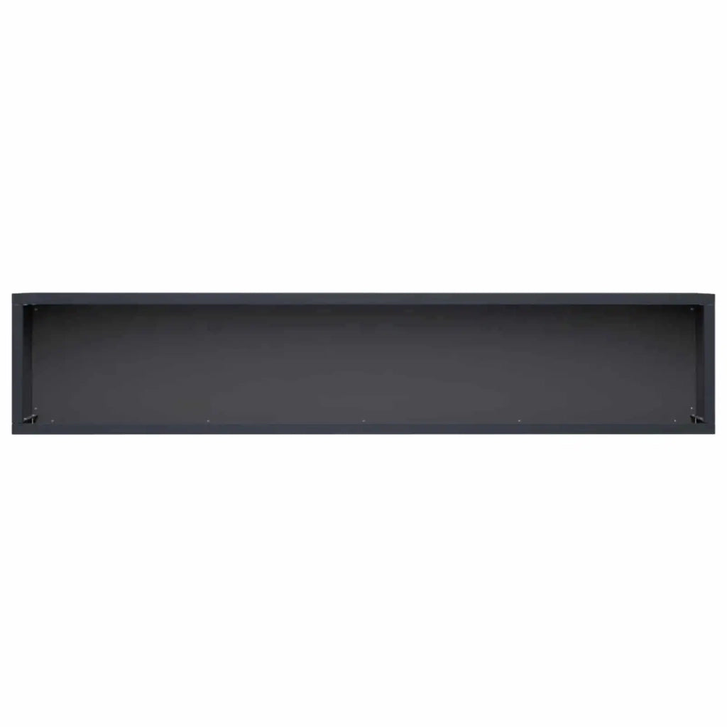 Vaso da giardino 2 pz Antracite 80 x 20 x 20 cm 8005167