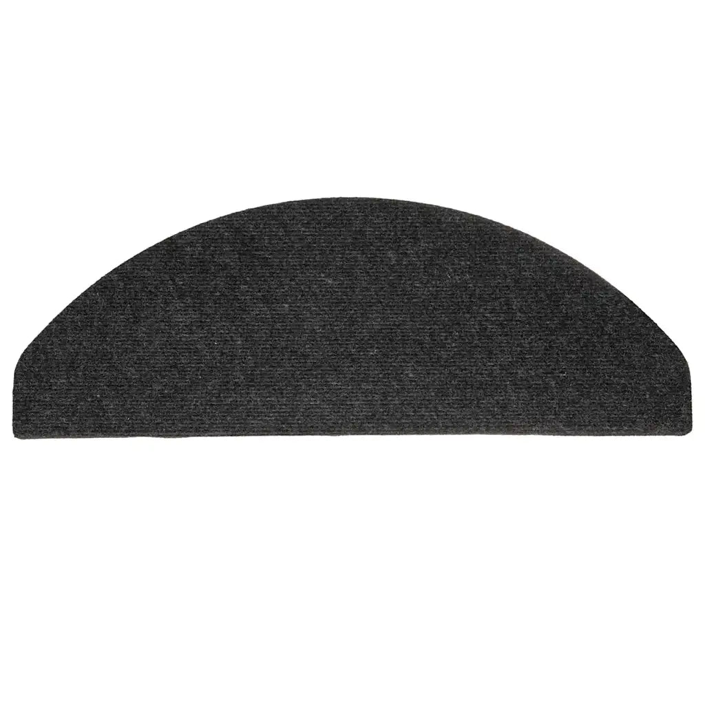 Tappetini Autoadesivi per Scale 15 pz | Gradini per Scale 65x22,5x3,5 cm Neri