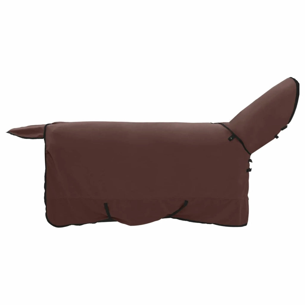 Coperta per Cavalli Marrone Scuro Completo 135 cm Poliestere 42013273