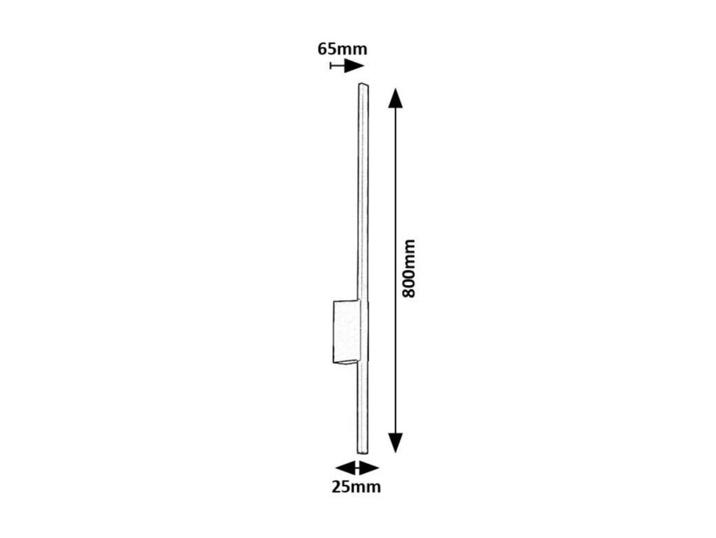 Applique esterna Kelebia LED 12W 80cm IP44 Rabalux