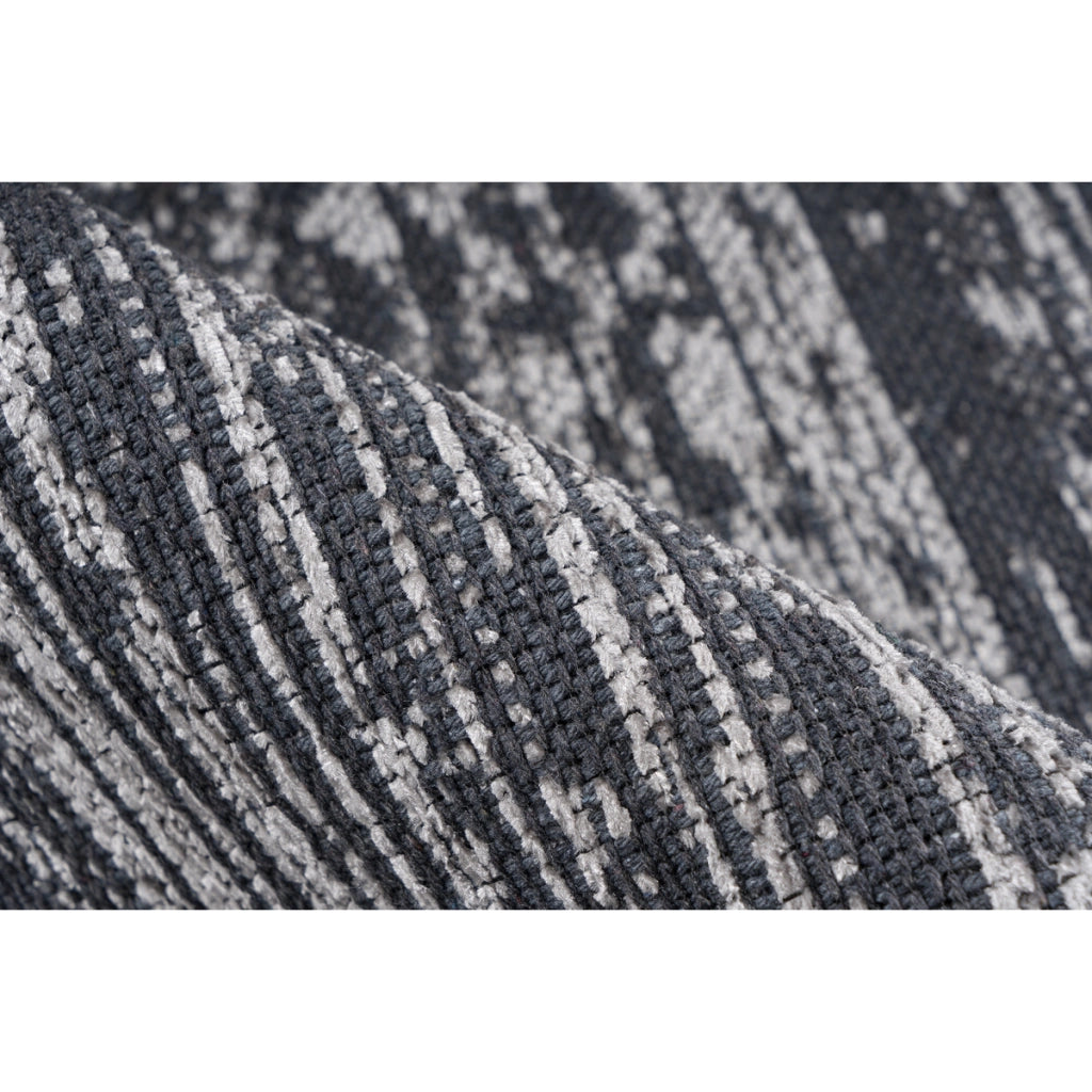 Tappeto moderno Kalea 100 in grigio con effetto rilievo