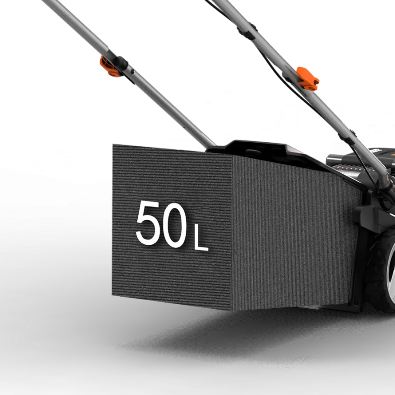 Rasaerba a Batteria 40V WG745E Nitro Brushless Taglio 40 cm 2 in 1 per Giardini fino a 600 m² con Cesto 50L - Worx