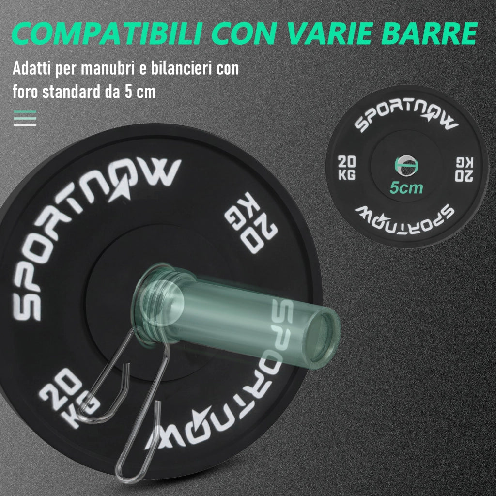 Disco da Palestra 20kg ¨C zephmum ¨C Nero ?5cm