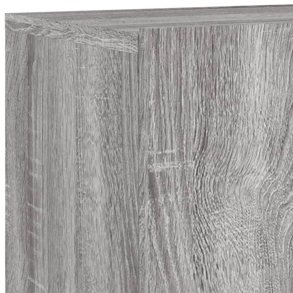 Mobile TV multimediale scaffale TV credenza mobile TV sala da pranzo soggiorno camera da letto a parete Sonoma 80 x 30 x 41 cm grigio 02_0028192