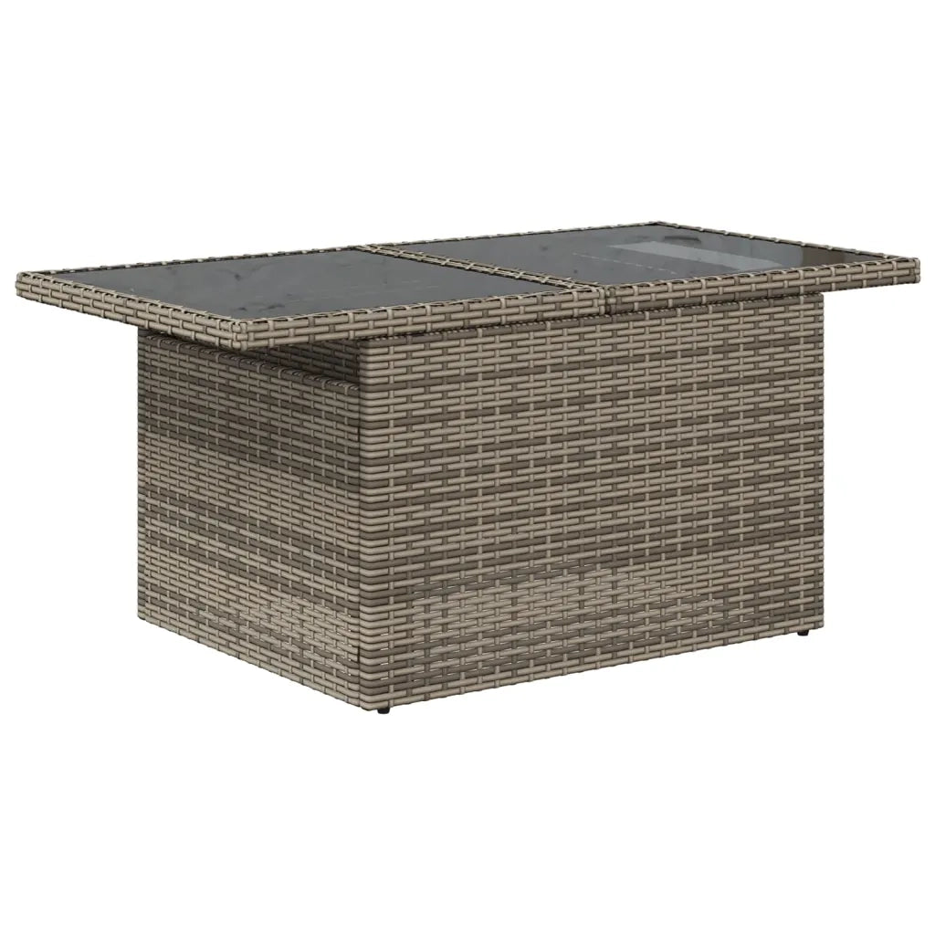 Set Divano da Giardino 6 pz con Cuscini Grigio in Polyrattan 3266550