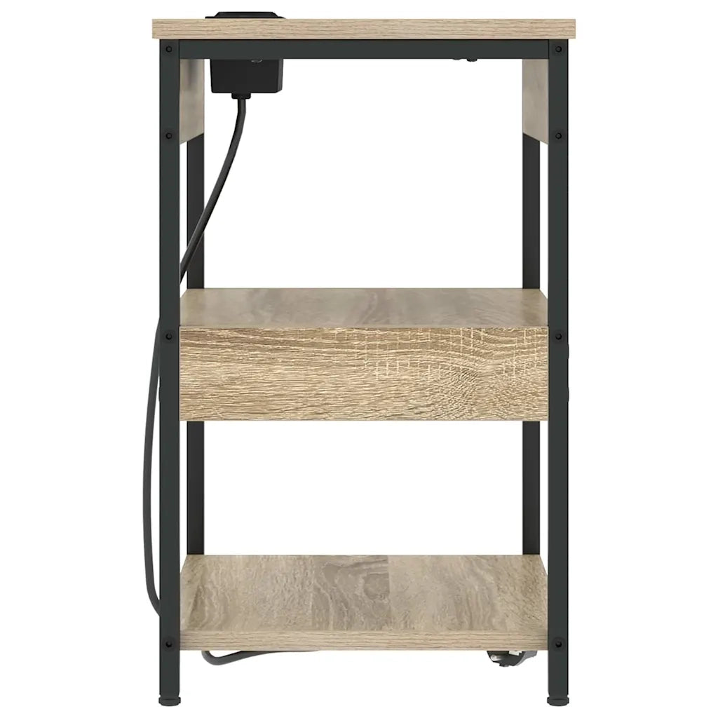 Comodino | Armadio da Notte | Mobiletto da notte Rovere Sonoma 41 x 31 x 51 cm