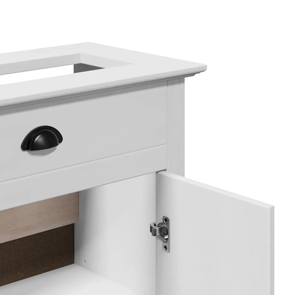 Mobile Lavabo da Bagno BODO Bianco 70x35x80 cm 4016863