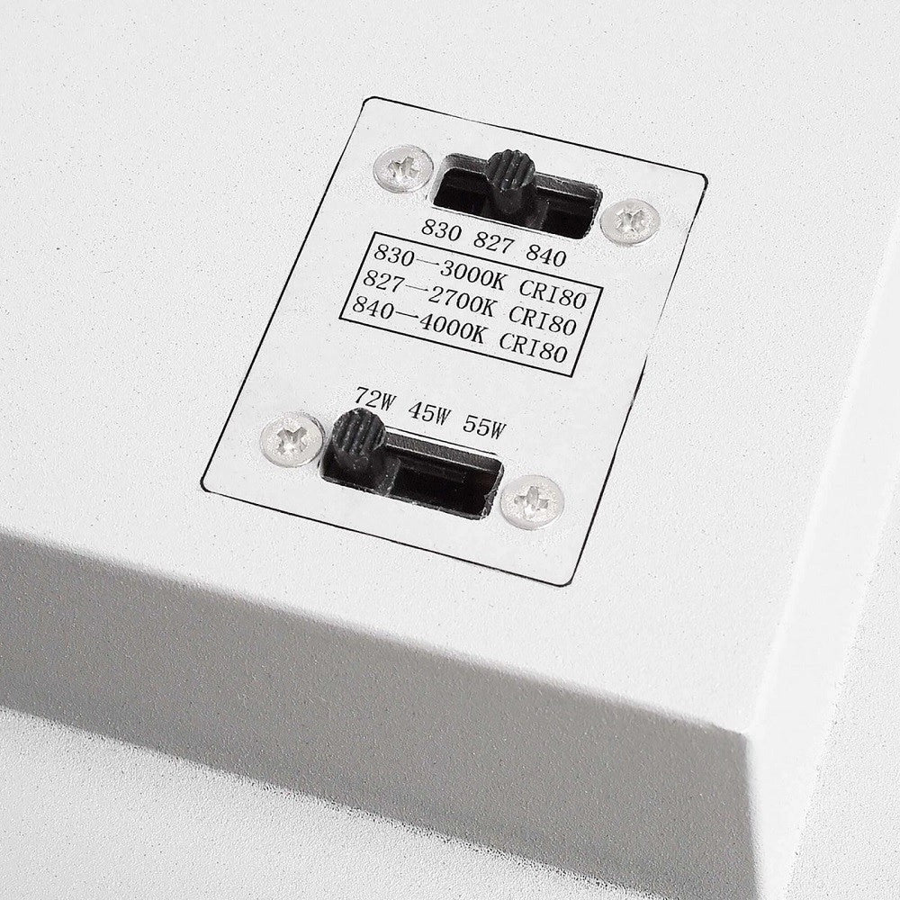 Trade Shop - Faretto Track Led Cct 72w Binario Trifase 3in1 Dimmerabile 3 Temperature Luce 230v - Bianco