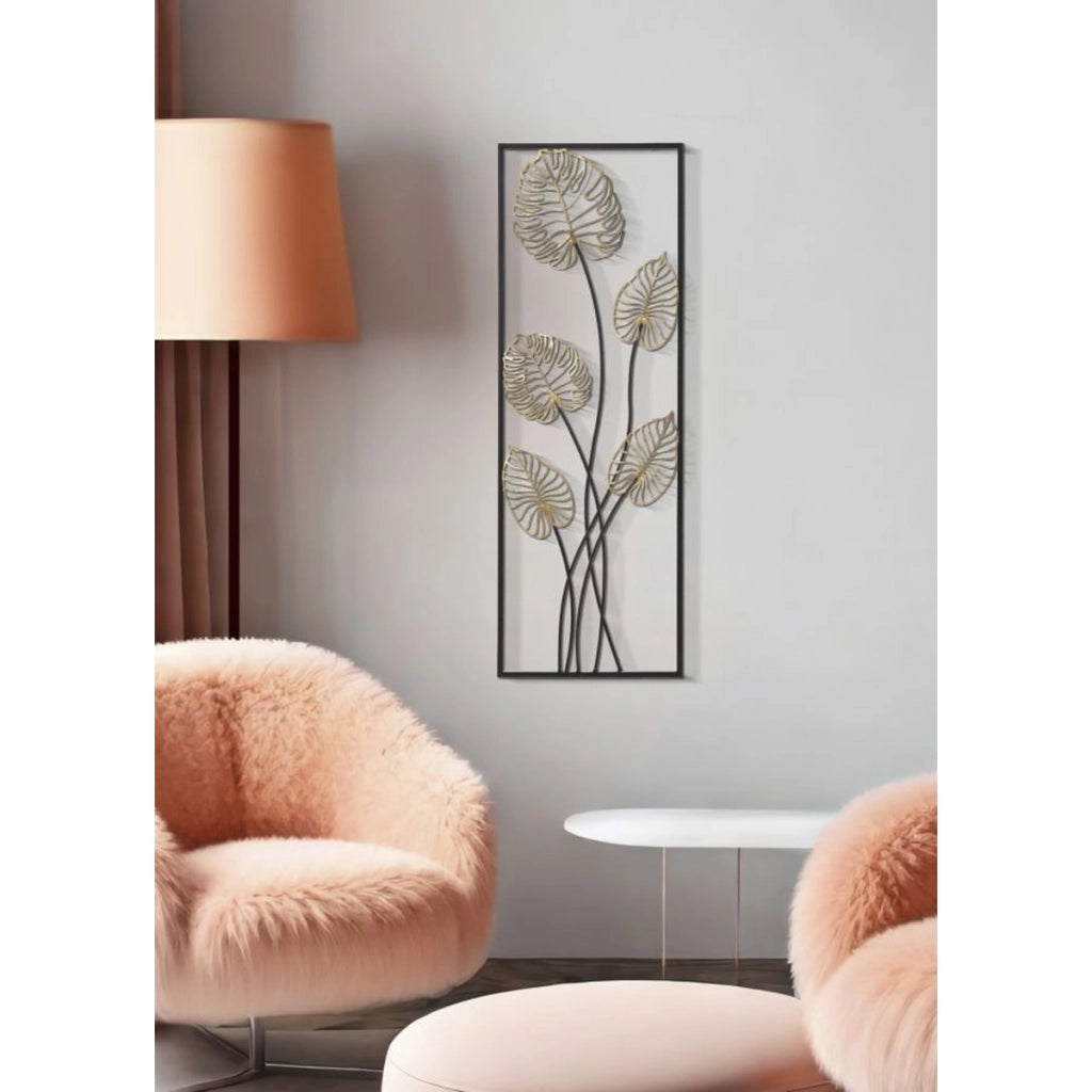 Pannello da muro Luxy -A- in ferro multicolore 31x90 cm