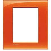 Living Light - Placca 3+3P Arancio - LNA4826OD