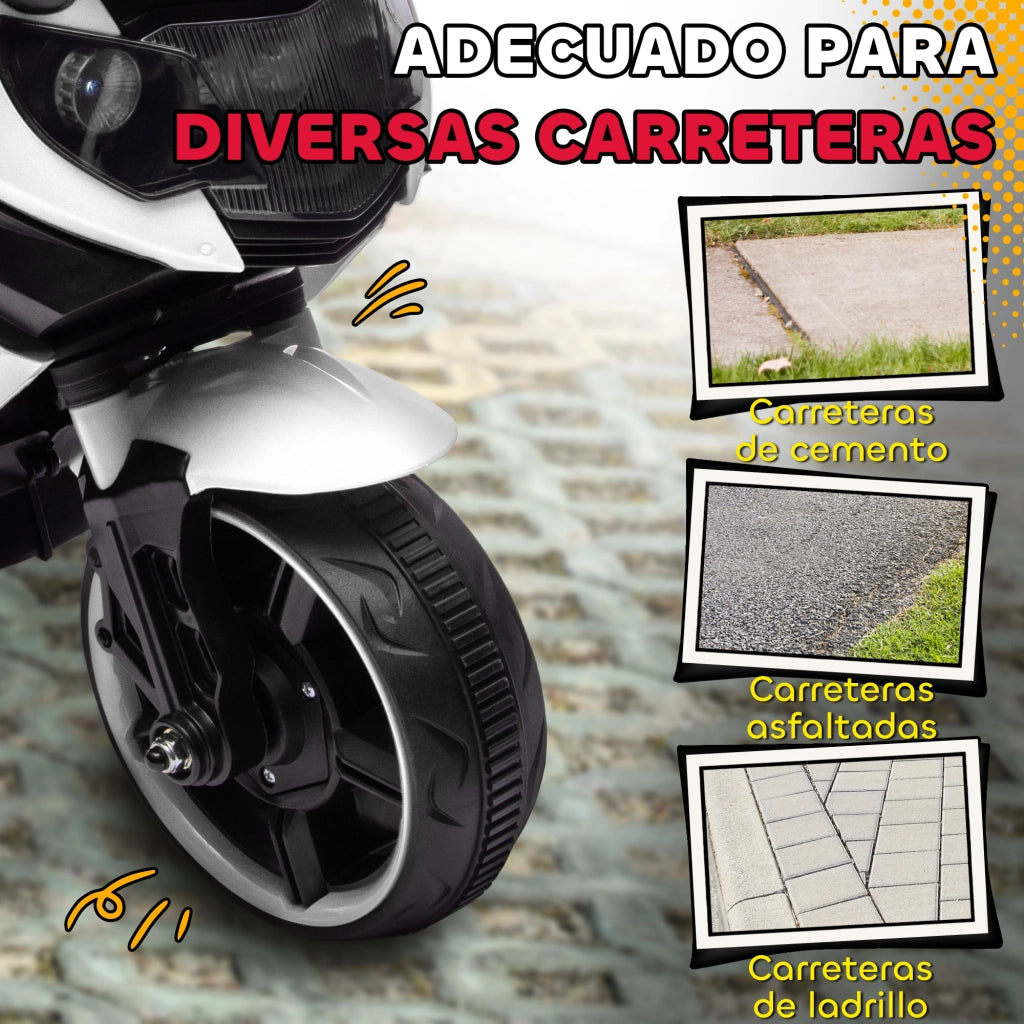 Moto Elettrica Bambini ¨C zephmum ¨C Bianco
