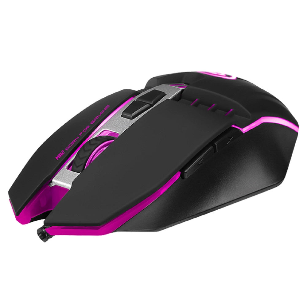 Trade Shop - Marvo M112 Scorpion Mouse Gaming Da Gioco 4000dpi Per Pc Usb 2.0 Retroilluminato -