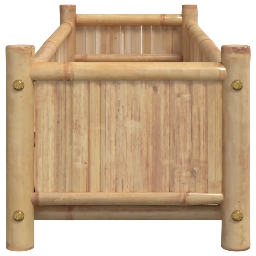 Fioriera-Vaso-Contenitore per Piante 100x30x25 cm in Bamb¨´