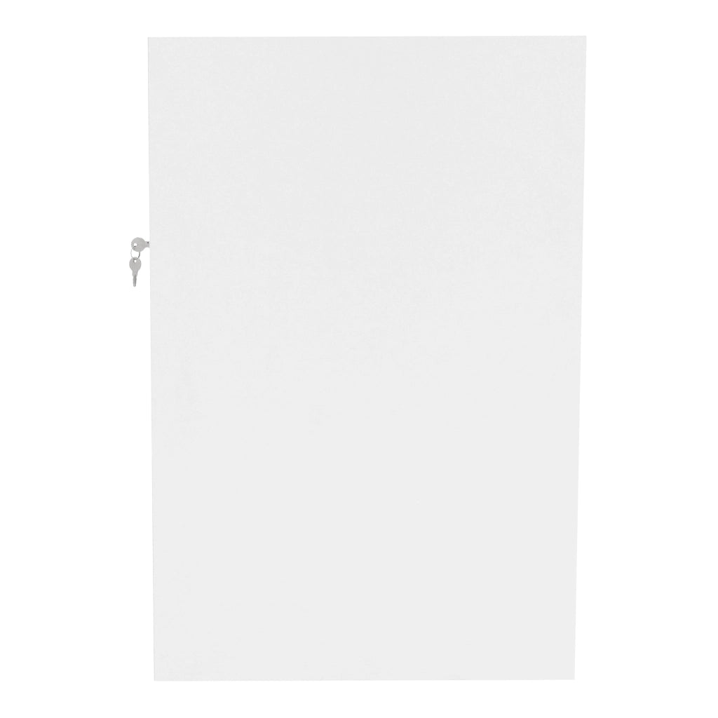 Set Bancone Bianco Apollo LED K1200 LM60 con Vetrina Espositiva 3 Ripiani