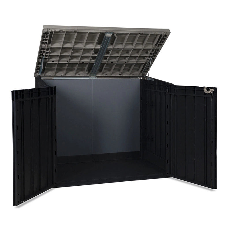 Cassa da giardino STORAWAY PLUS 2XL - 2270L - Nero