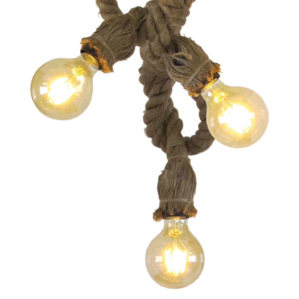 LÚZETE - LAMPADA DA BARCA A CORDA A 3 LUCI
