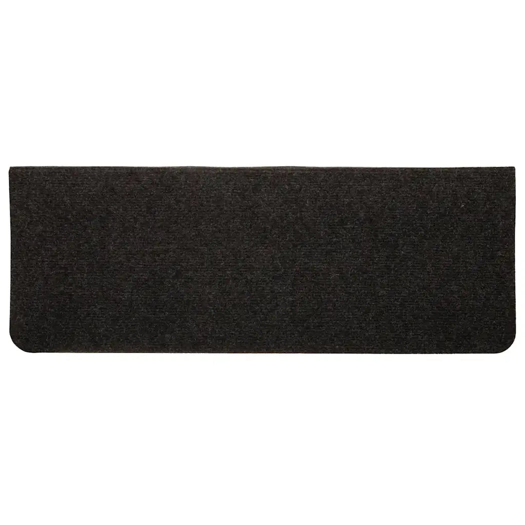 Tappetini Autoadesivi per Scale 15 pz | Gradini per Scale 65x24,5x3,5 cm Nero