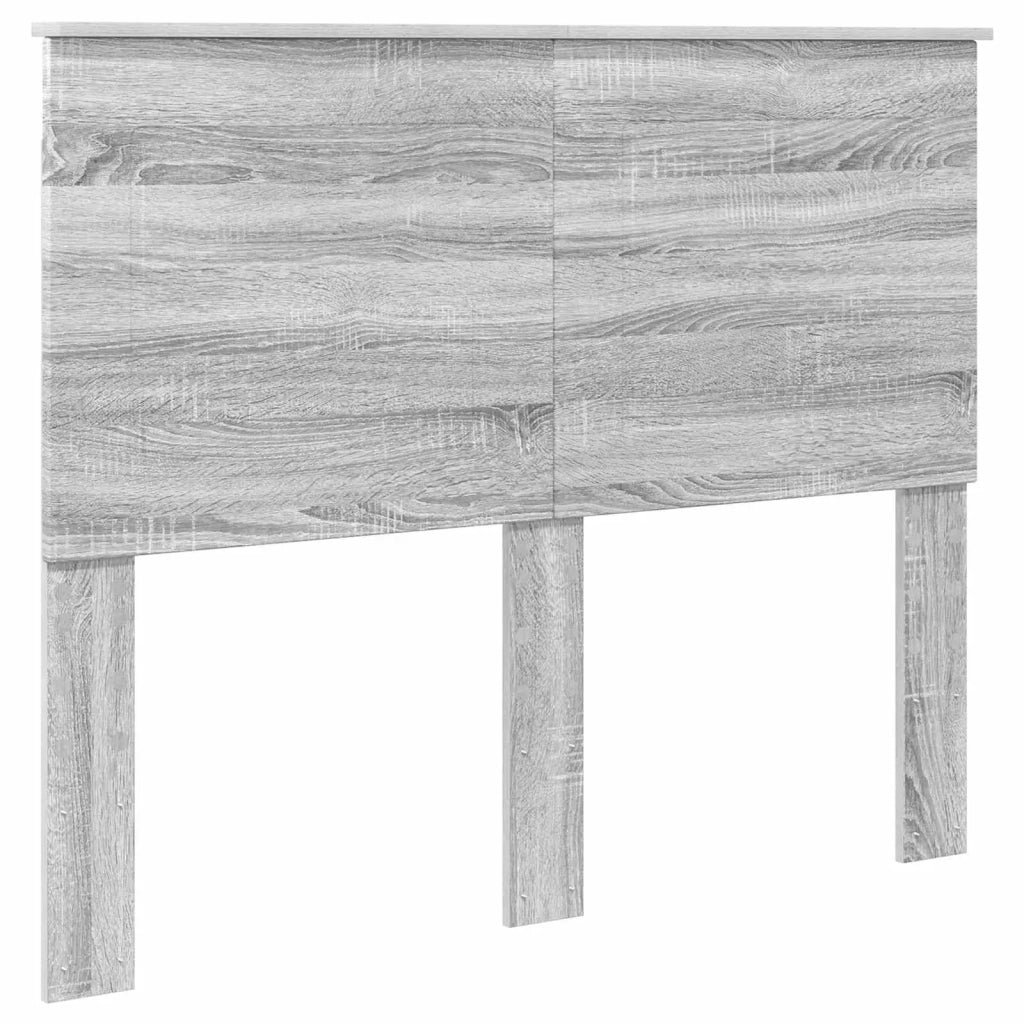Struttura del letto con testiera Grigio Sonoma 135 x 190 cm 3409663