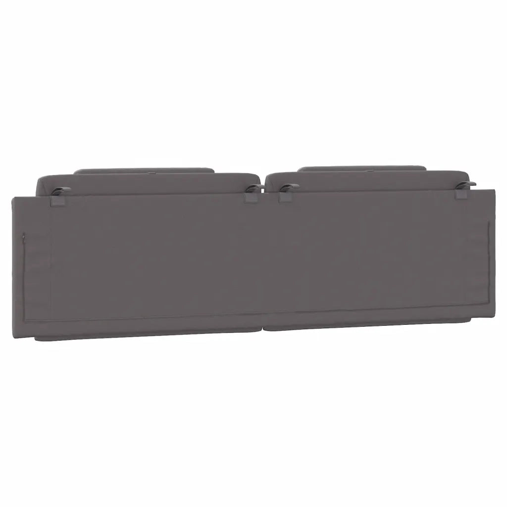 Cuscino Testiera Viana Grigio 180 cm in Similpelle 374807
