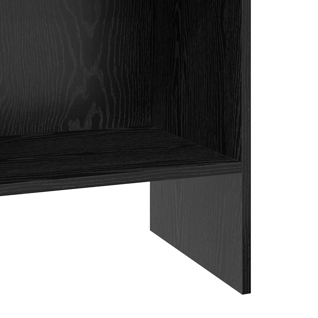 Armadio per Libri Rovere nero 40 x 35 x 180 cm 875441