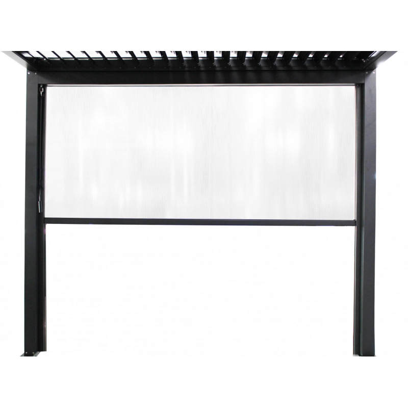 LATERALE PER LATO DA 3 M PERGOLA BIOCLIMATICA PVC