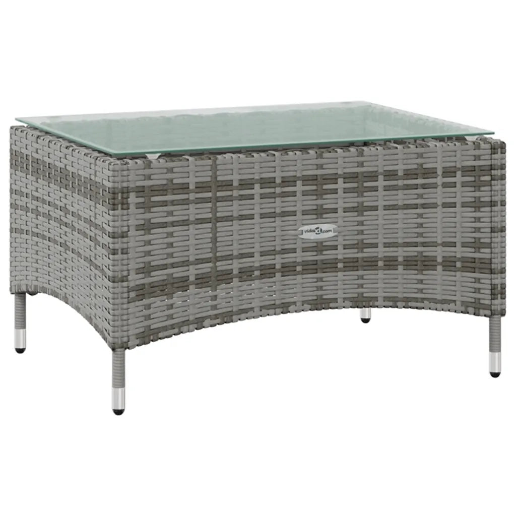 Set Divani da Giardino 16 pz con Cuscini in Polyrattan Grigio 3095960