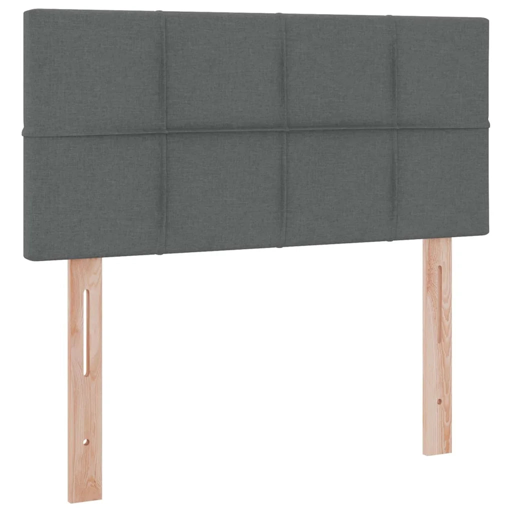 Letto con contenitore e materasso Grigio scuro 90 x 190 cm 3370477