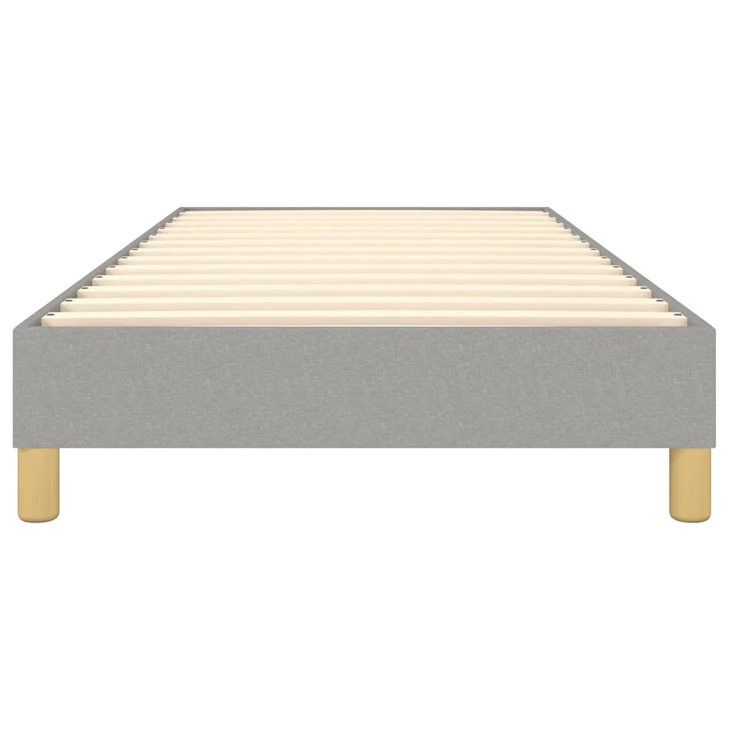 Struttura Letto a Rete a Molle Grigio Chiaro 80x200 cm Tessuto 3120566