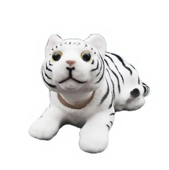 Decorazione per Auto - Testa di Tigre - Decorazione per Auto - Decorazione per Ufficio - Leggero - 10.5x5.5x6.5cm - Ornamento per Auto