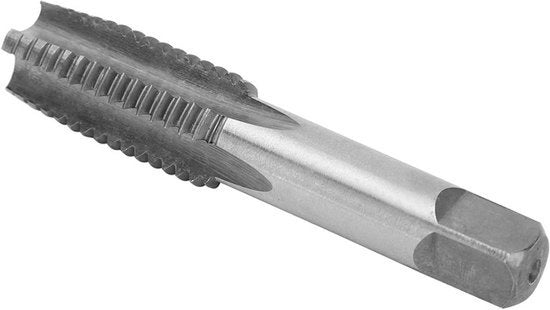 Tappo a filo, Tappo a mano, Foro metrico - Acciaio - Acciaio inossidabile - Alta velocità di taglio - Ferro, Acciaio fuso, Acciaio al carbonio - Adatto per la lavorazione del metallo - Color argento.