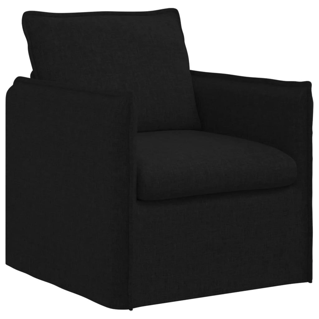Set di divani 2 pcs Nero 156 x 82 x 85 cm Tessuto 3407569