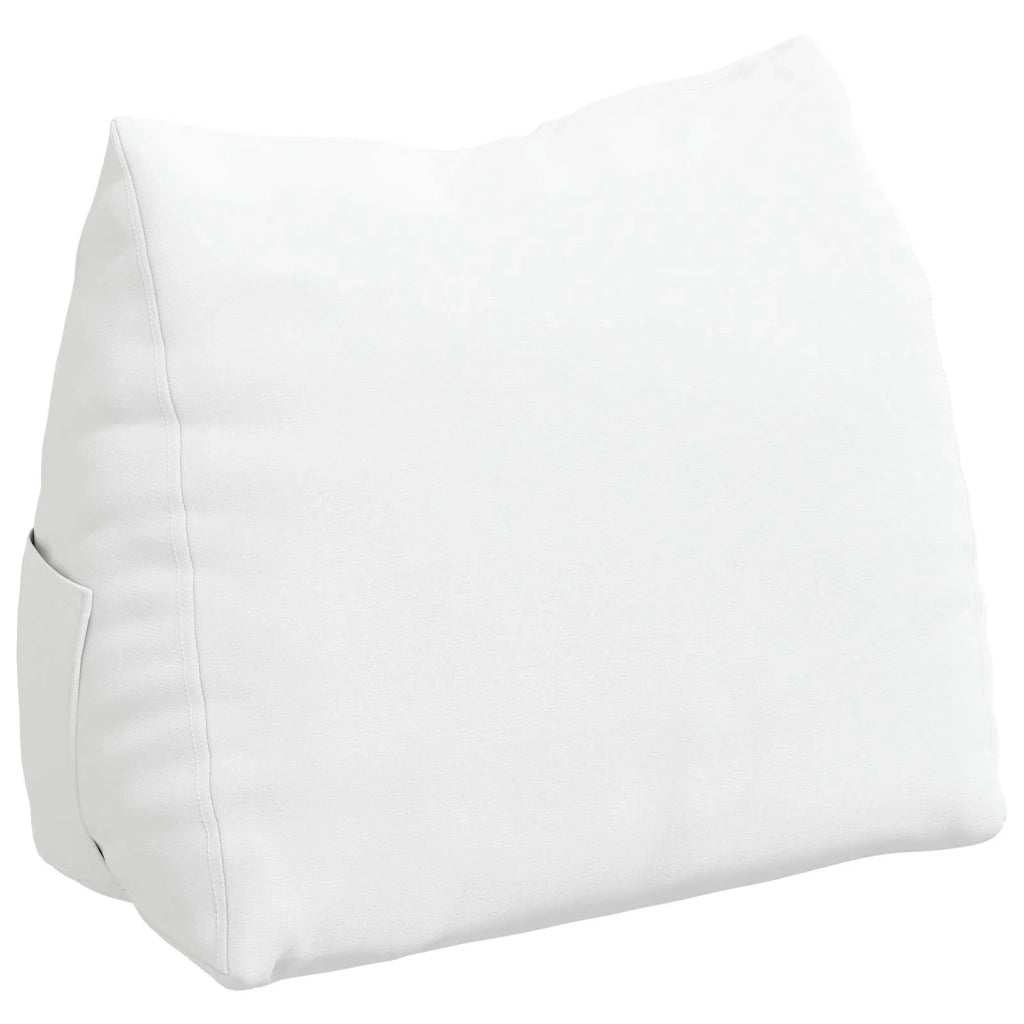 Cuscino per Schiena Bianco 45 x 20 x 35 cm Tessuto 42015013