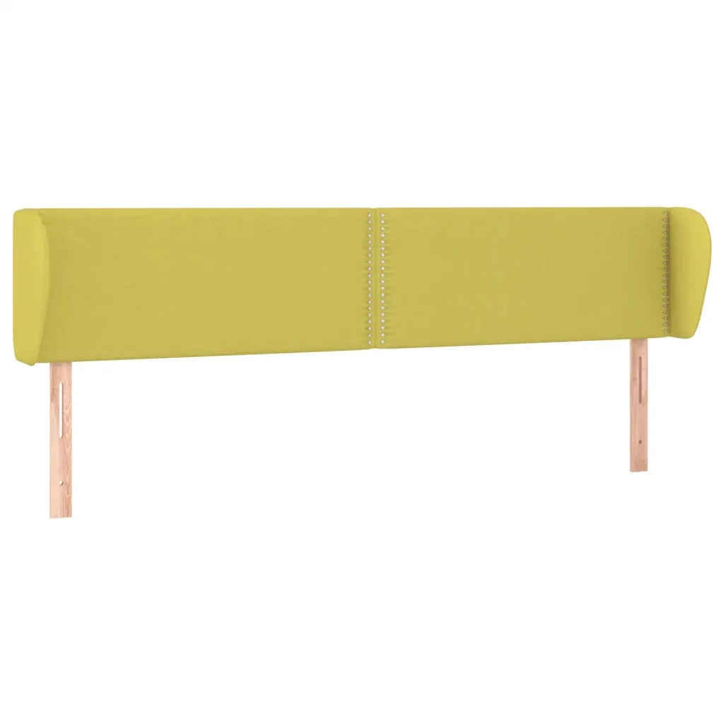Testiera ad Orecchio Verde 183x23x78/88 cm in Tessuto