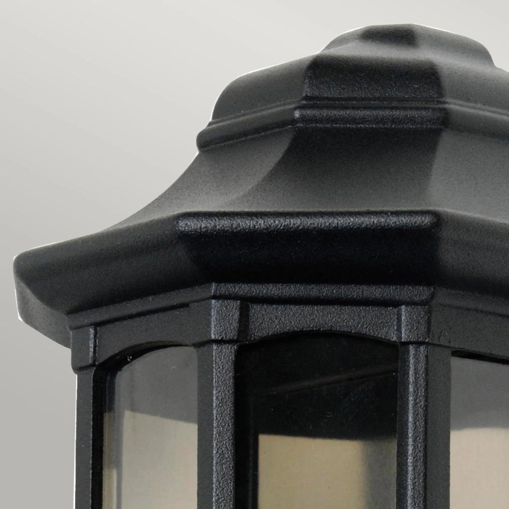 Applique da esterno classica nera E27 60W Newbury Garden Zone