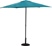 Parasole da giardino a forma rotonda - blu acqua - ideale per giardino e terrazza