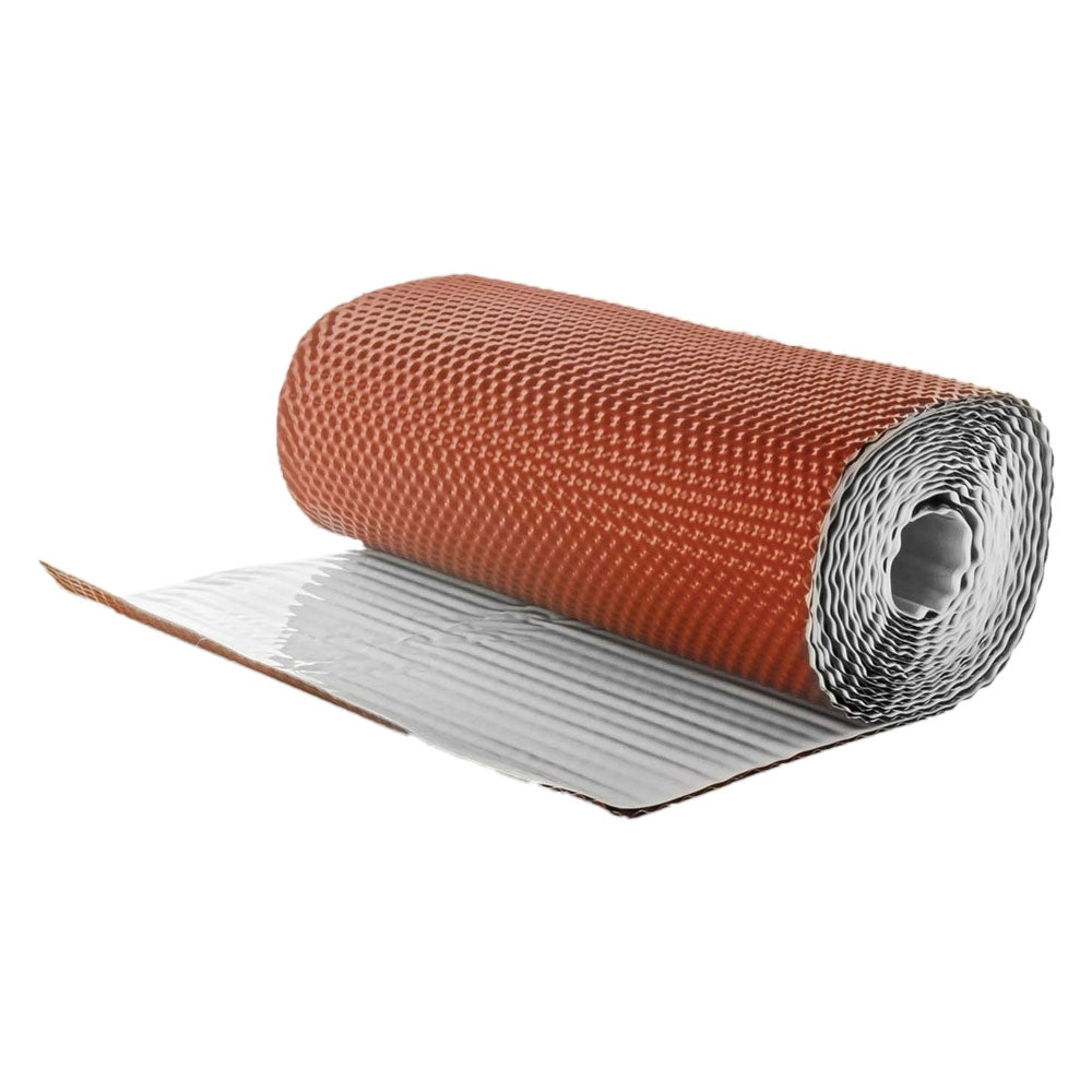 BANDA AUTOADESIVA IN ALLUMINIO 'FLASHING BAND' h. 300 mm x 2,5 mt - colore terracotta (RAL8004)  - ONDULINE
