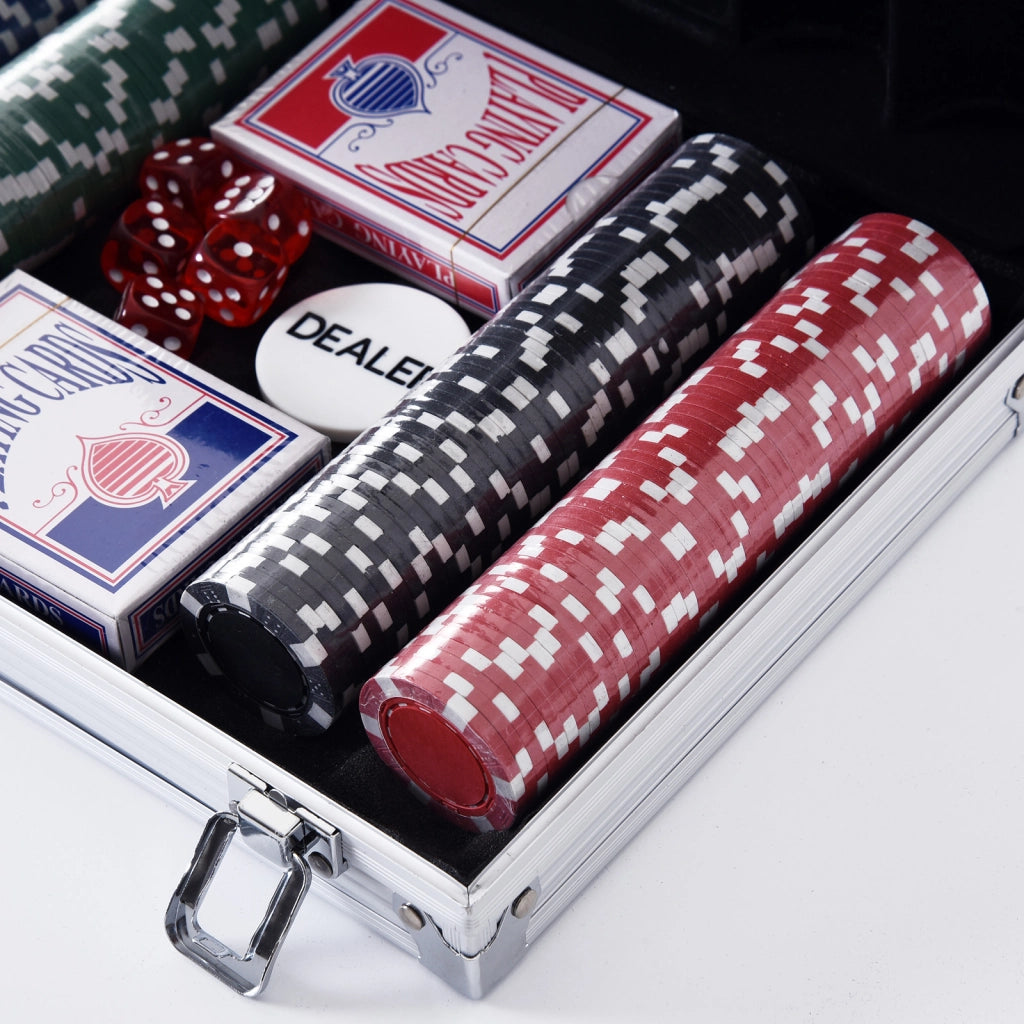 Set da Poker 200 Chip ¨C Minimal ¨C 29.5x20.5x6.5 cm