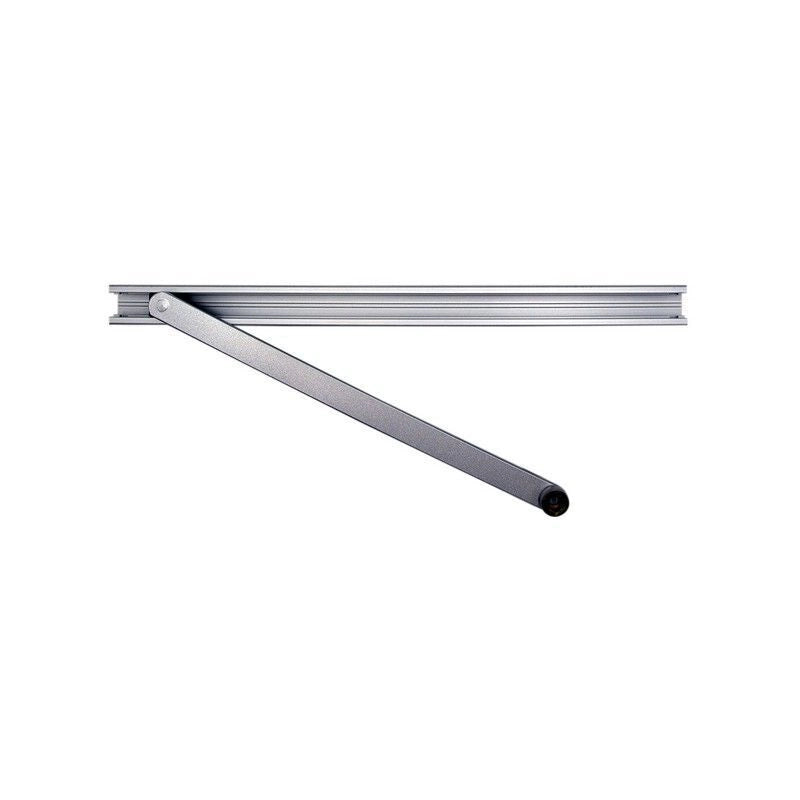 GEZE 87832 TS 3000-5000 Braccio a Slitta Senza Fermo per Chiudiporta Compatibile con Porte Singole Apertura Destra e Sinistra colore Nero